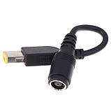 Перехідник живлення для ноутбуків Lenovo / 8.0 PIN -pin USB ( square ) Slim Tip, фото 6