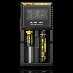 Зарядний пристрій Nitecore D2 Ni-Cd/Ni-Mh/Li-Ion/LiFePO4 (3.6-4.2 V) 220V/12V power