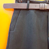 Жіночі чорні шорти середня посадка пояс, фото 2