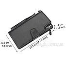 Клатч - гаманець для чоловіків чорний Baellerry, фото 3