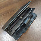 Клатч - гаманець для чоловіків чорний Baellerry, фото 6