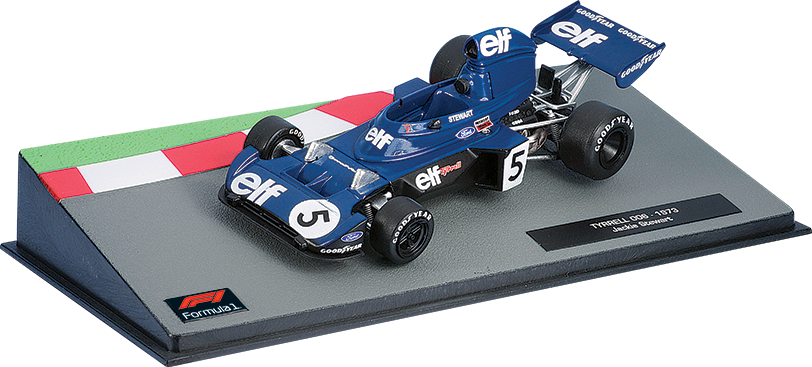 Formula 1 Auto Collection №36 - Tyrrell 006 - Джекі Стюарт (1973) | Колекційна модель 1:43 | Centauria