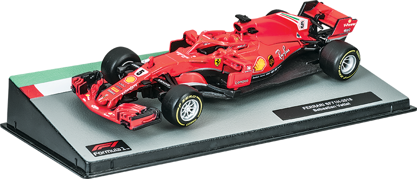 Formula 1 Auto Collection №37 - Ferrari SF71-H - Себастьян Феттель | Колекційна модель 1:43 | Centauria, фото 1