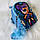 Рюкзак дитячий ЛОЛ з паєтками блакитний, фото 2