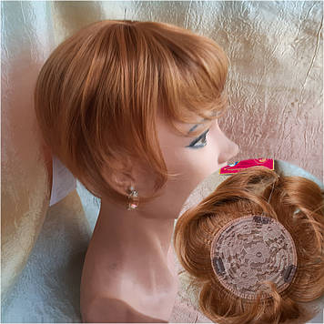 Накладка на маківку з чілкой на зажимах светло-мідна 1369-27С