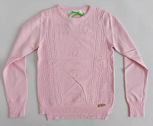 Однотонна дитяча кофта «Denim» без застібки для дівчаток від 4 до 12 років