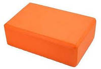 Йога блок (опора для йоги) оранжевый