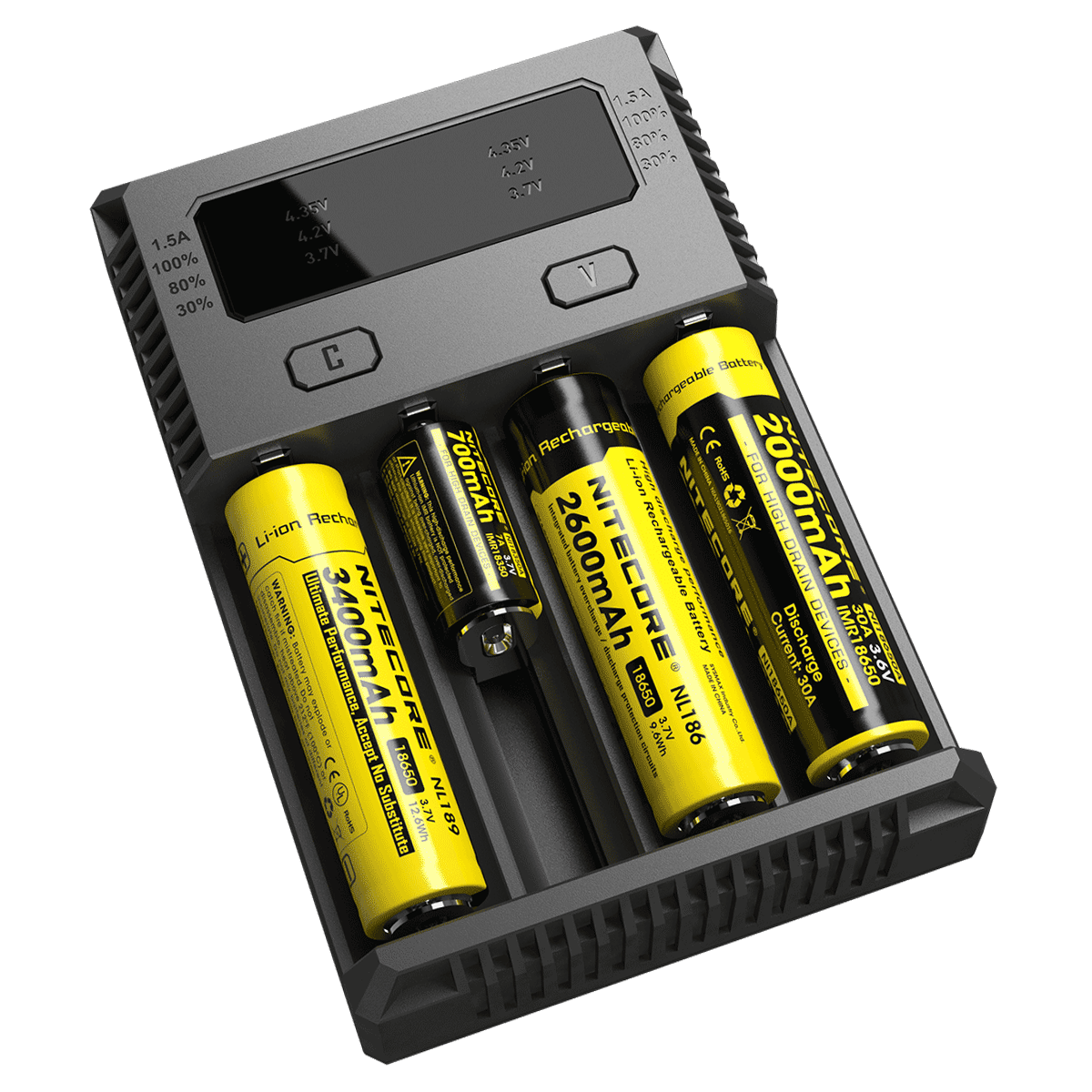 Універсальний зарядний пристрій Nitecore i4 NEW i-Cd/Ni-Mh/Li-Ion/IMR/LiFePO4
