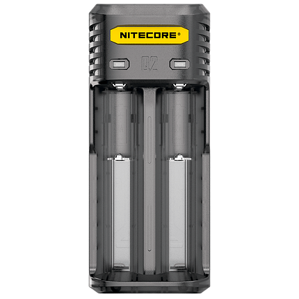 Універсальний зарядний пристрій Nitecore Q2 Black 2 канали Li-Ion/IMR 2 A max 220 V/12V LED, фото 1