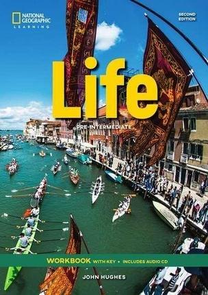 Зошит Life Second Edition Pre-Intermediate Workbook with Key + Audio CD / National Geographic Learning
