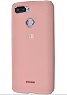 Чохол Silicone Case full для Xiaomi Redmi 6 Rose pink (сяомі ксіомі редмі 6), фото 3