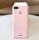Чохол Silicone Case full для Xiaomi Redmi 6 Rose pink (сяомі ксіомі редмі 6), фото 5