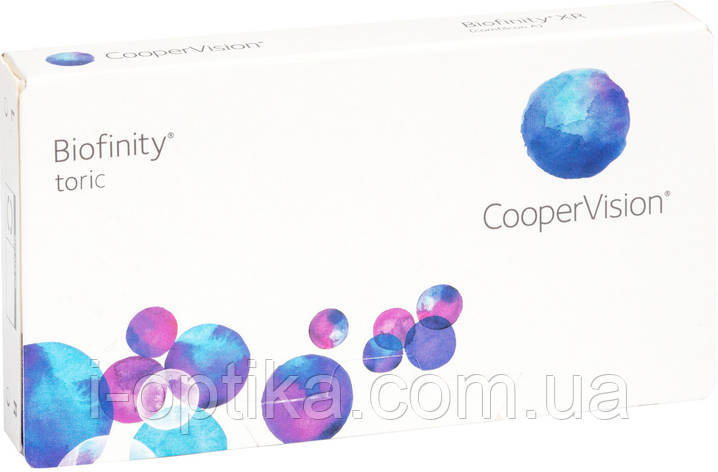 Торичні контактні лінзи Biofinity, фото 1