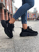 Кросівки Balenciaga Triple S Black \ Баленсіага Тріпл С Чорні