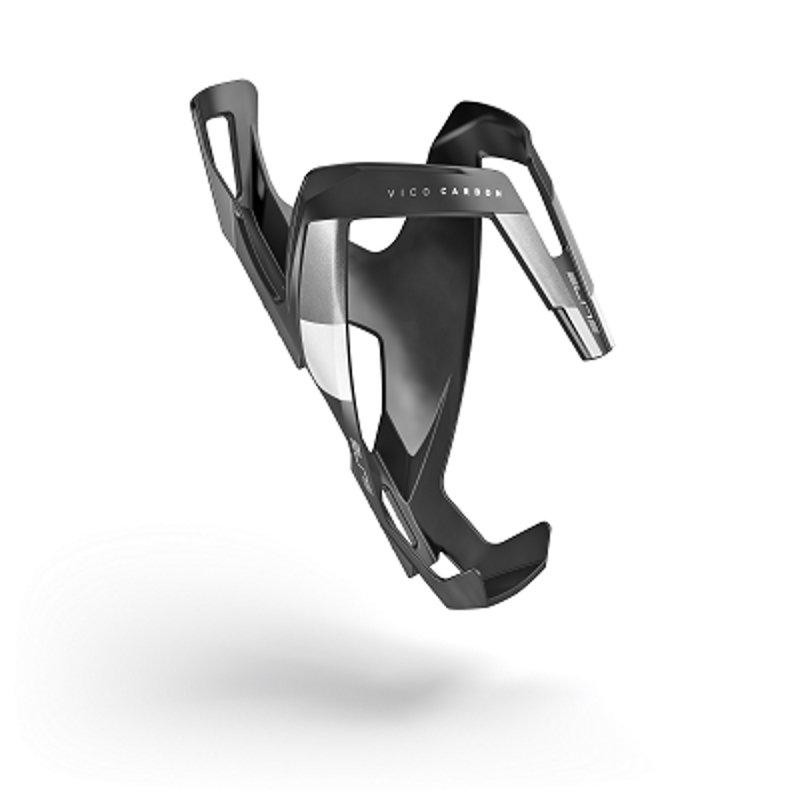 Фляготримач ELITE VICO CARBON чорний/білий глянцевий
