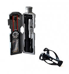 Набір велоінструменту KL-9806 Kenli з 11-ти предметів у футлярі у формі фляги