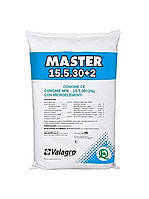 Водоростворимое комплексное минеральное удобрение MASTER Valagro 25 кг NPK 15-5-30+2