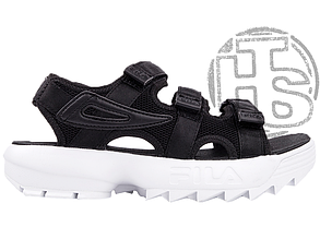 Чоловічі сандалії Fila Disruptor 2 Sandal Black White FS1HTZ3082X