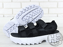 Жіночі сандалі Fila Disruptor 2 Sandal Black White FS1HTZ3082X, фото 3