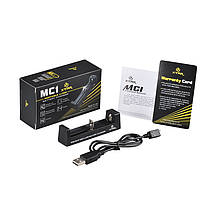 Універсальний зарядний пристрій XTAR MC1 Li-Ion USB/220V LED-індикатор, фото 6