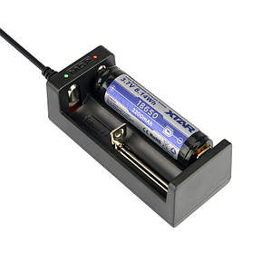 Універсальний зарядний пристрій XTAR MC2 2 канали Li-Ion USB/220V LED індикатор