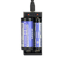 Універсальний зарядний пристрій XTAR MC2 2 каналу Li-Ion USB/220V LED індикатор, фото 2