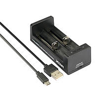 Універсальний зарядний пристрій XTAR MC2 2 каналу Li-Ion USB/220V LED індикатор, фото 3