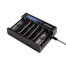 Універсальний зарядний пристрій XTAR Queen ANT-MC6 Li-Ion USB/220V LED індикатор, фото 5