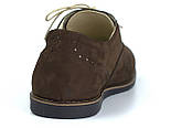 Легкі коричневі туфлі нубук літнє взуття великих розмірів чоловіча Rosso Avangard BS Romano EVA Brown NUBPerf, фото 5