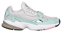 Жіночі Кросівки Adidas Falcon "Grey Easy Green" - "Сірі Білі Зелені" SL179 Жіночі Кросівки Adidas Falcon "Grey Easy Green" - "Сірі Білі Зелені"