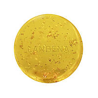 Мыло ручной работы с морскими водорослями Lanbena золото 24K эфирное масло анти-старения, глубокое очищение