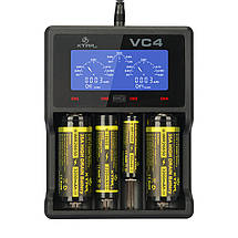 Універсальний зарядний пристрій XTAR VC4 Ni-Cd/Ni-Mh/Li-Ion USB/220V LCD, фото 4