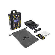Універсальний зарядний пристрій XTAR VC4 Ni-Cd/Ni-Mh/Li-Ion USB/220V LCD, фото 6