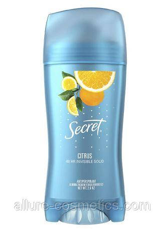 Твердий дезодорант Цитрус Secret Hawaii Citrus Invisible Solid Antiperspirant