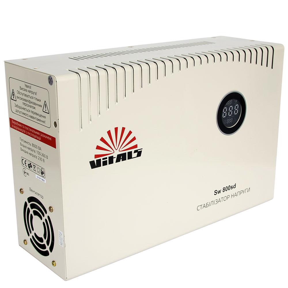 Стабілізатор напруги Vitals Sw 800sd, фото 1