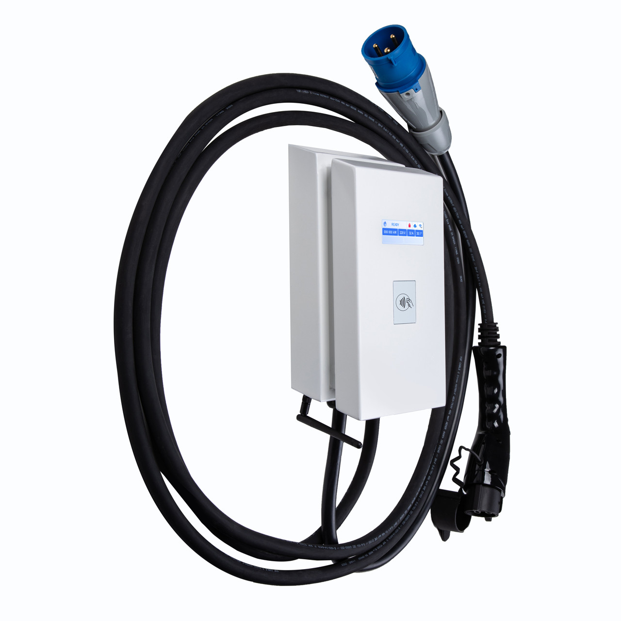 OnCharger Type1 40A WIFI NFC Зарядна станція для електромобілів OC1P-40A-J1772 Tesla, Audi e-tron, jaguar
