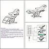Кушетка косметологічна електрична 4 мотора BR-207A для салону краси для косметологічних кабінетів, фото 5