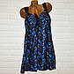 Синій купальник плаття 66 розмір, великий танкіні для пишних дам, фото 4