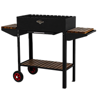 Мангал стаціонарний daddy smoke на 12 шампурів