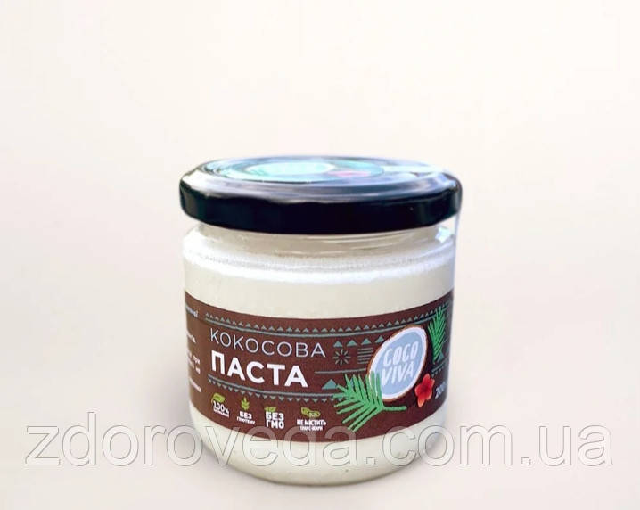 Кокосова паста (манна) натуральна, 200 г, фото 1