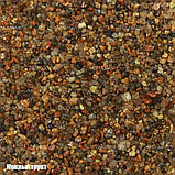 Кварцовий Грунт обкатаний 2.5-5мм бурштиновий для акваріума 1 кг, фото 2