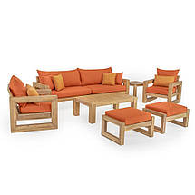 Комплект м'яких дерев'яної меблів "Морісон" , дерев'яні меблі,комплект меблів, диван і крісла, фото 3