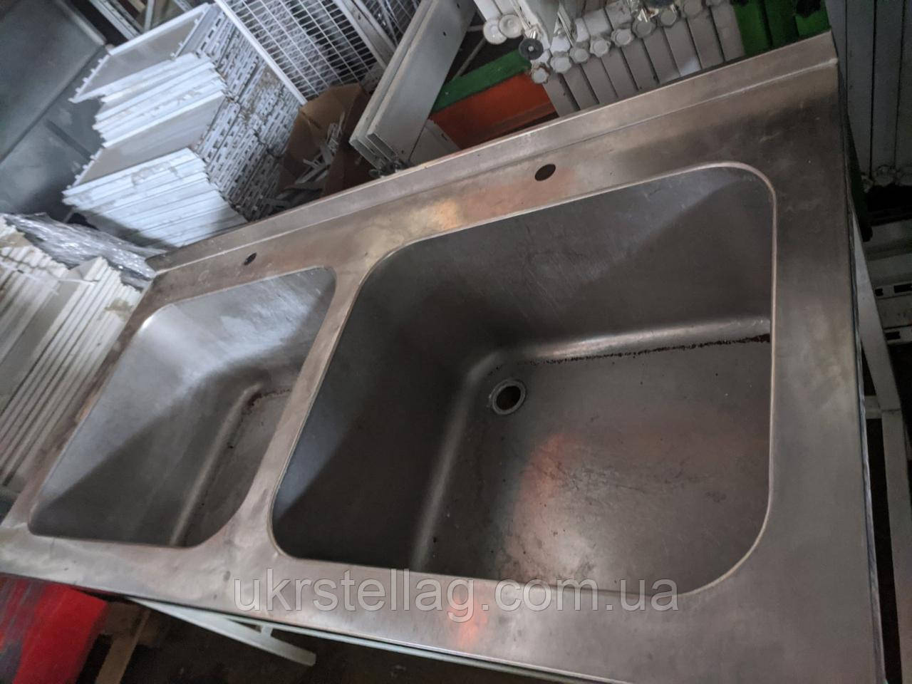 Мийка подвійна. Комбінована мийка бу. Мийка для кухні бути, фото 1
