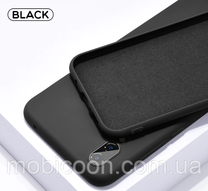 Чохол Silicone Case Full для Samsung Galaxy A10s A107 чорний (самунг а10с)