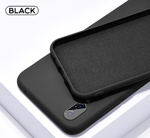 Чохол Silicone Case Full для Samsung Galaxy A10s A107 чорний (самунг а10с)