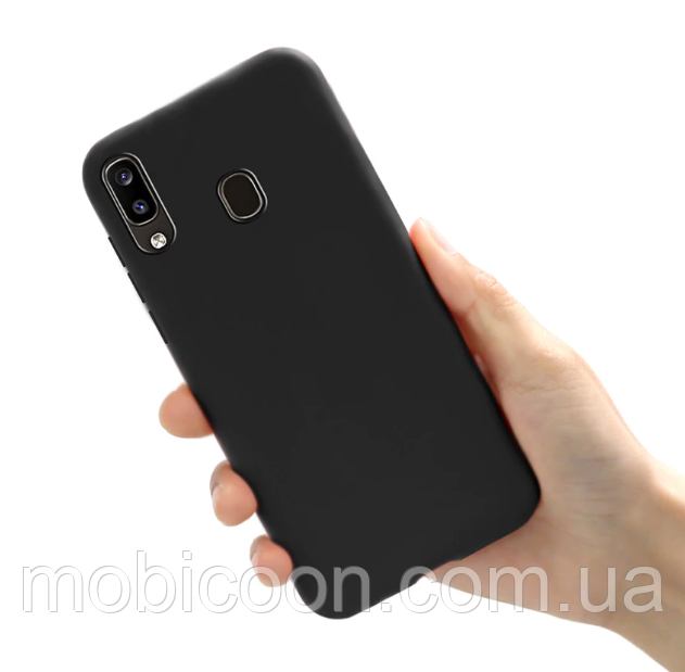 Чохол силіконовий для Samsung Galaxy A10s A107 чорний (самсунг а10с)