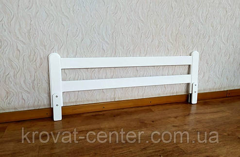 Білий захисний бар'єр з дерева для дитячого ліжка "Масу Максі" 120 див. (колір на вибір), фото 2