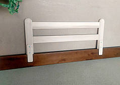 Білий захисний бар'єр з дерева для дитячого ліжка "Масу Максі" 120 див. (колір на вибір), фото 3