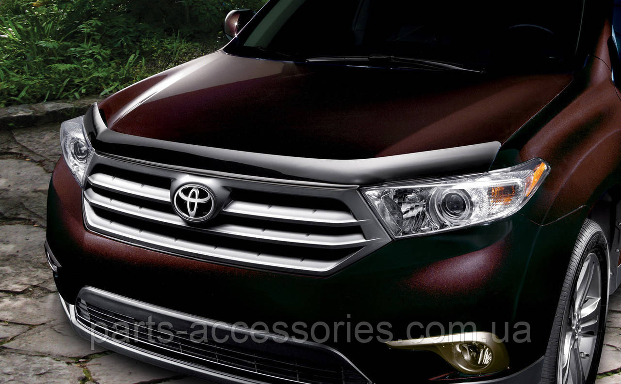 Toyota Highlander 2011-2013 дефлектор на капот новий оригінал , фото 1