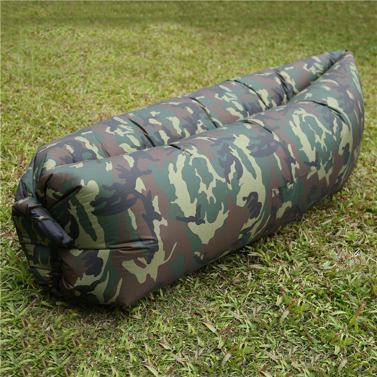 УЦІНКА! Диван мішок гамак надувний MHZ Air Sofa Chair 1,5 м, камуфляж, фото 1